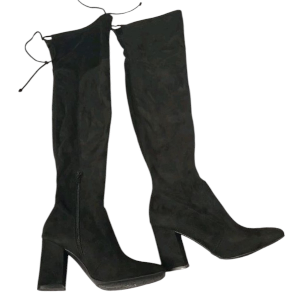 Unisa Black Over the Knee Boots - Picture 3 of 11